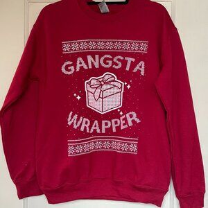 Christmas sweatshirt - Gangsta Wrapper